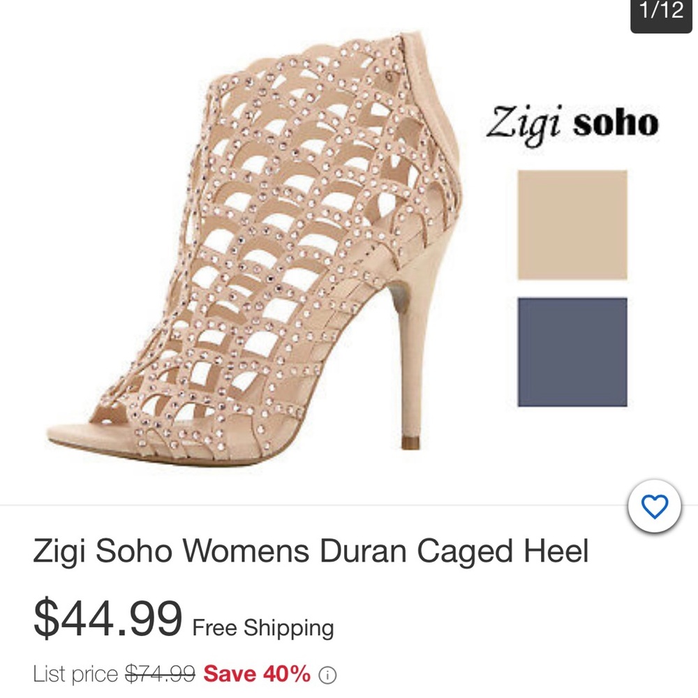 Preowned Only Worn Once Zigisoho Heels Size 9 - image 8